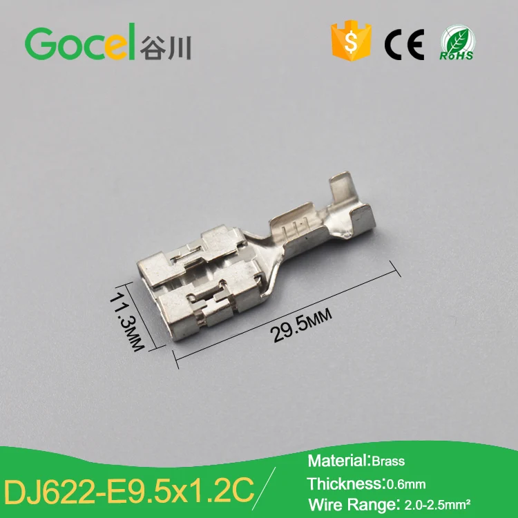 

Big size 9.5mm female terminal car battery terminal DJ622-E9.5*1.2C