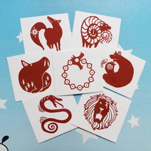 Calcomania Del Tatuaje Del Dragon De Nanatsu No Taizai Los Siete Pececillos Letales Tatuaje Impermeable 7 Unidades Juego Cosplay Juguetes Divertidos Toy Robots For Kids Toy Iphonesticker Boy Aliexpress