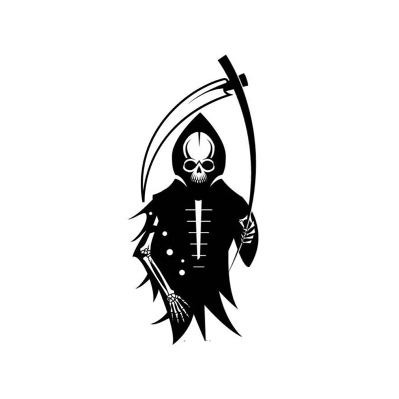 

Death Reaper Sickle Car Sticker Alkyd Car Packaging Accessories Decal Products User Decoration