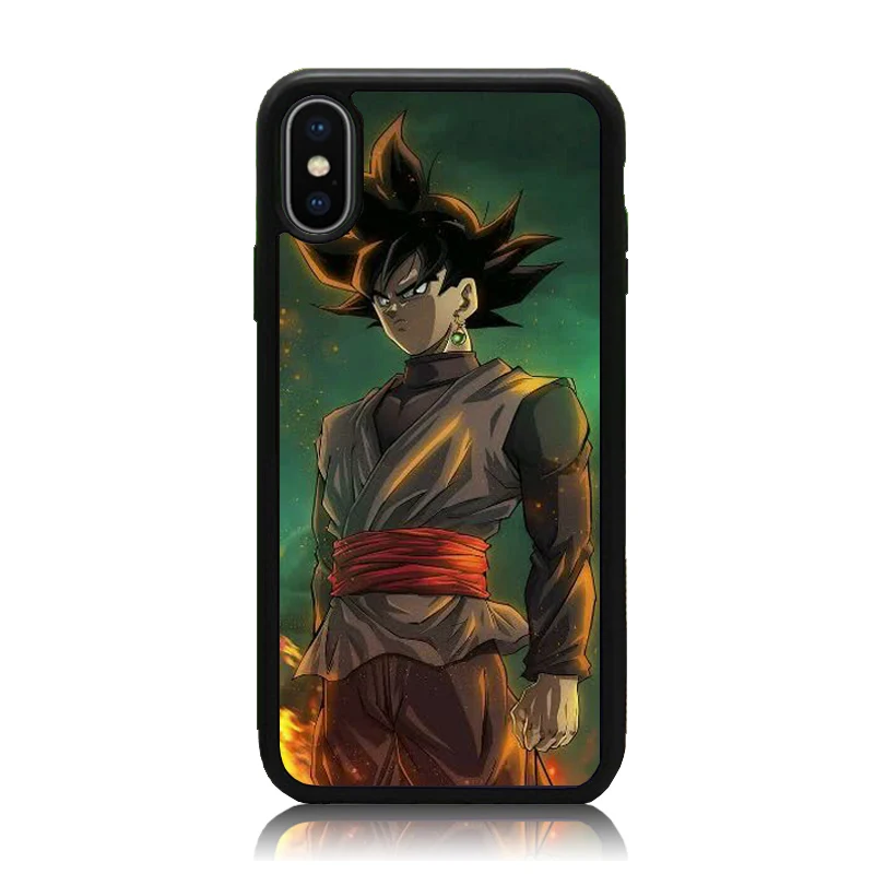 Мультяшный Жемчуг дракона Z Fire Dark красивый чехол Goku paint для IPhone X/Xs/XR/Xs Max Мягкий