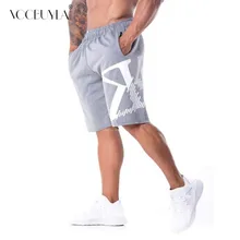 Voobuyla летние мужские хлопковые спортивные шорты для тренировок Спортивная повседневная одежда для фитнеса беговые шорты спортивная одежда