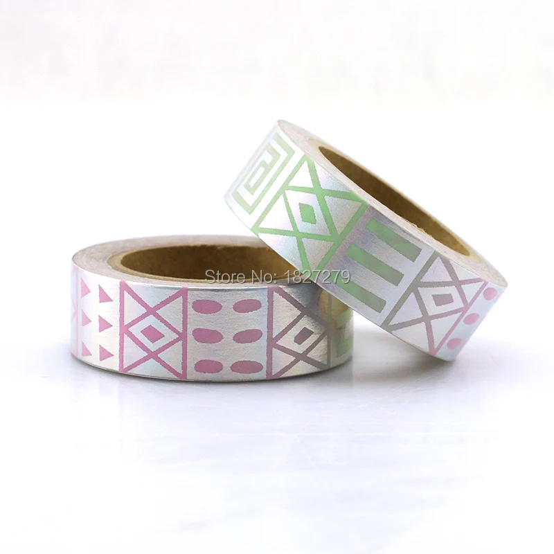 

1pcs Foil Washi Tape Frame design Quality Stationery Diy Scrapbooking Photo Album School Tools Kawaii Scrapbook Paper Washita