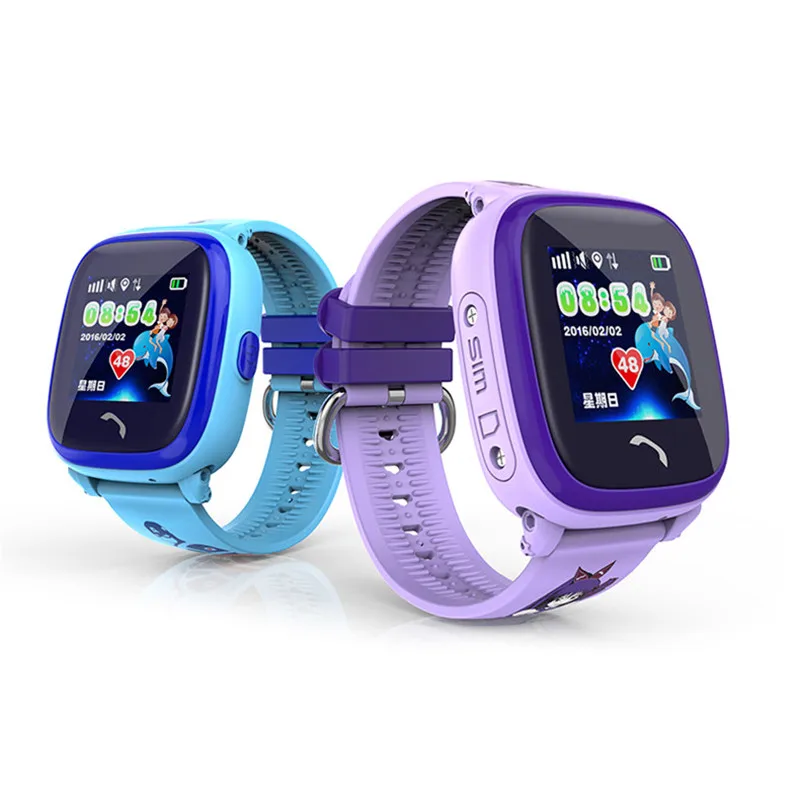 Deep Waterproof Smartwatch Kids Smart Watch GPS Children's Watch Positioning Watch Mobile Phone Touch Color Screen for Phone