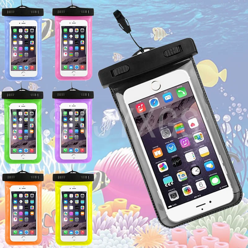 5.7inch Touch Mobile Phone Waterproof Bags for xiaomi redmi note4Xdeep