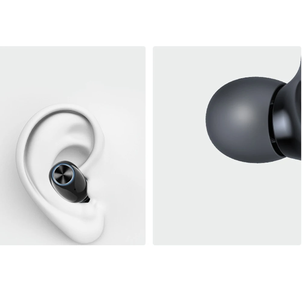 Водонепроницаемый Mini Bluetooth 5,0 наушники стерео Беспроводной спортивные наушники гарнитура стабильное соединение с загрузочной коробки Bluetooth 5,0