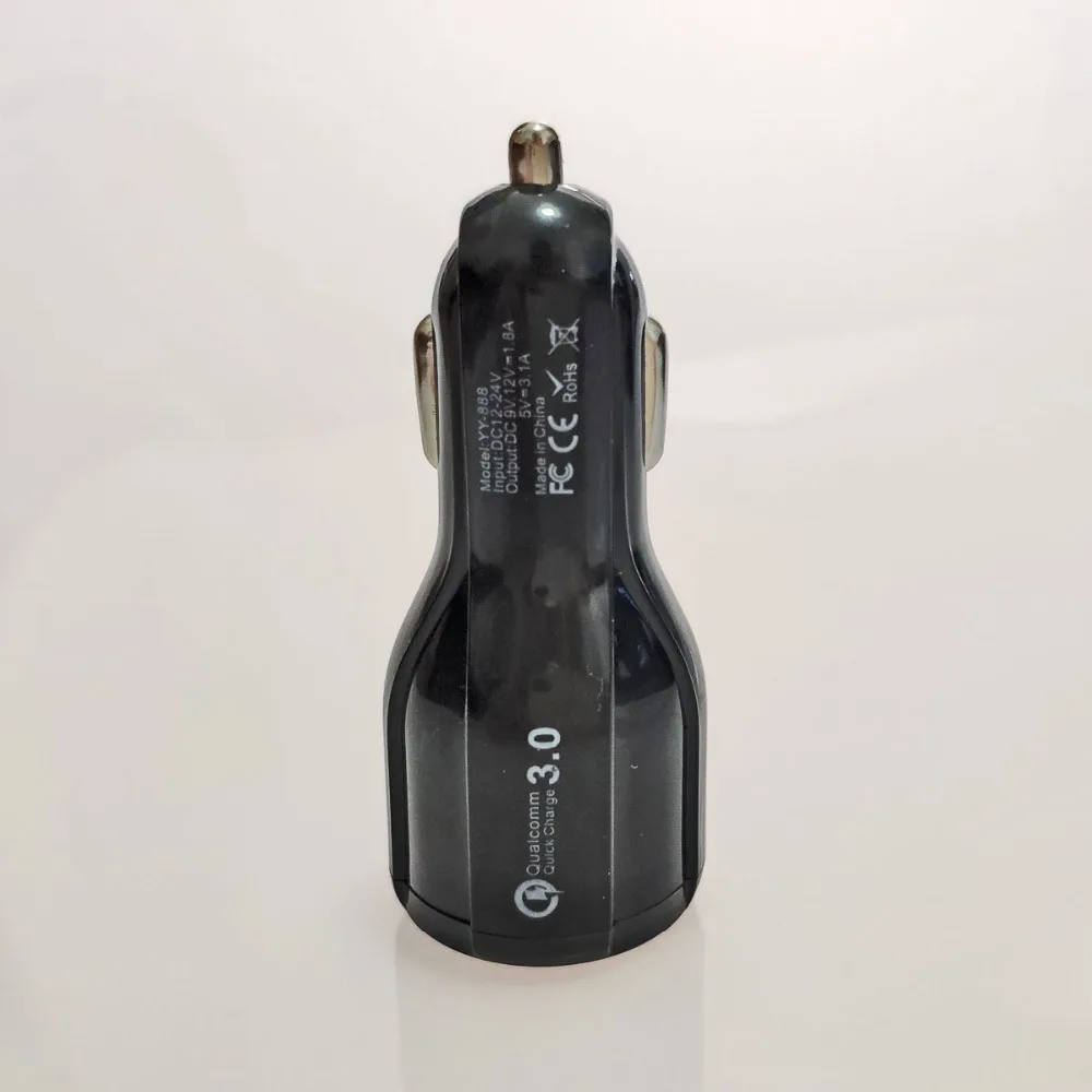 Автомобильное зарядное устройство DIYKIT Quick Charge 3 0 мобильный телефон Dual Usb адаптер