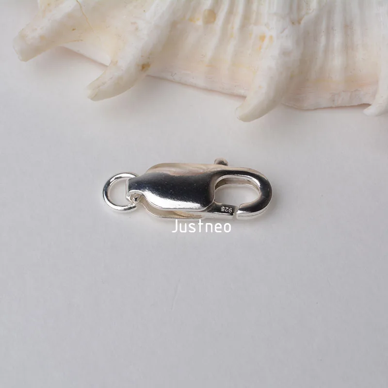 Sterling Silver Lobster Claw Clasp with 1 Open Jump Ring 2