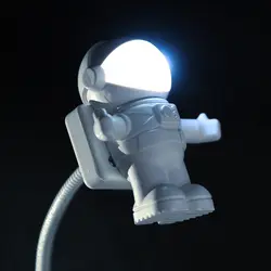 Мини лампы холодный астронавт, космонавт USB светодиодный регулируемый ночник для компьютера настольная лампа стол свет