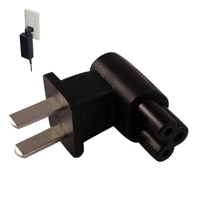 

NOTEBOOK traveller adapter US 2P to IEC320 C5 3P compatible w/3 Prong Connections Mickey Instead of a laptop power adapter Cable