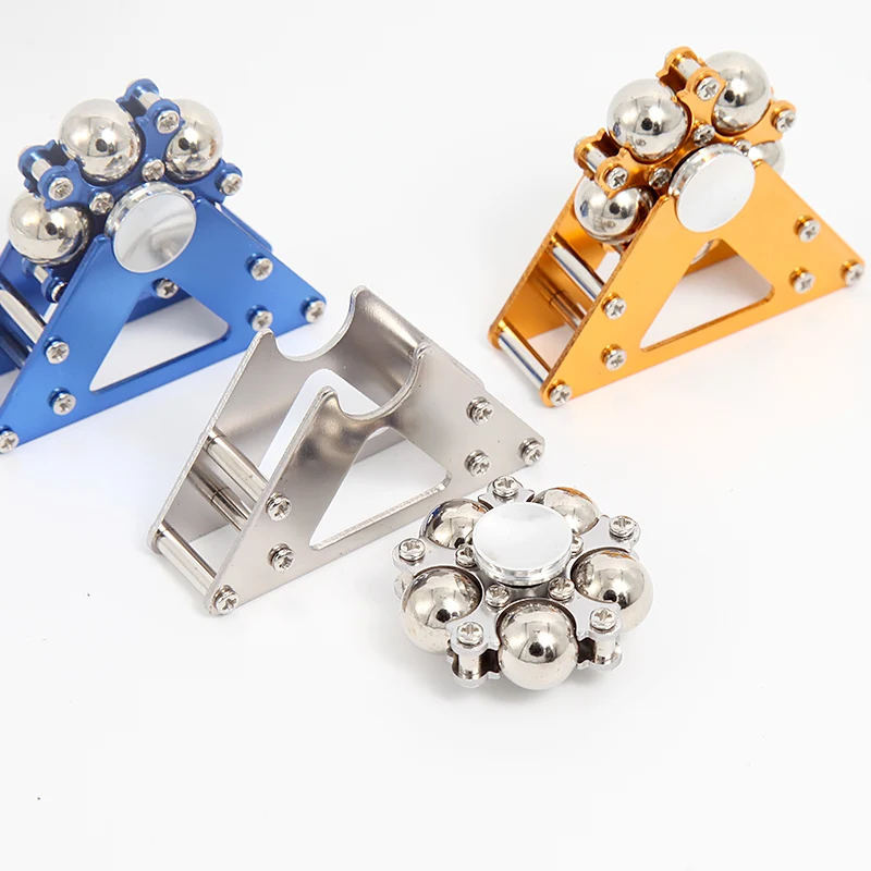 

1rd Ferris Wheel Fidget Hand Spinner Five Beads Fingertip Gyro With Bracket Finger Spinner Focus Tri-Spinner Reduce Stress Toys
