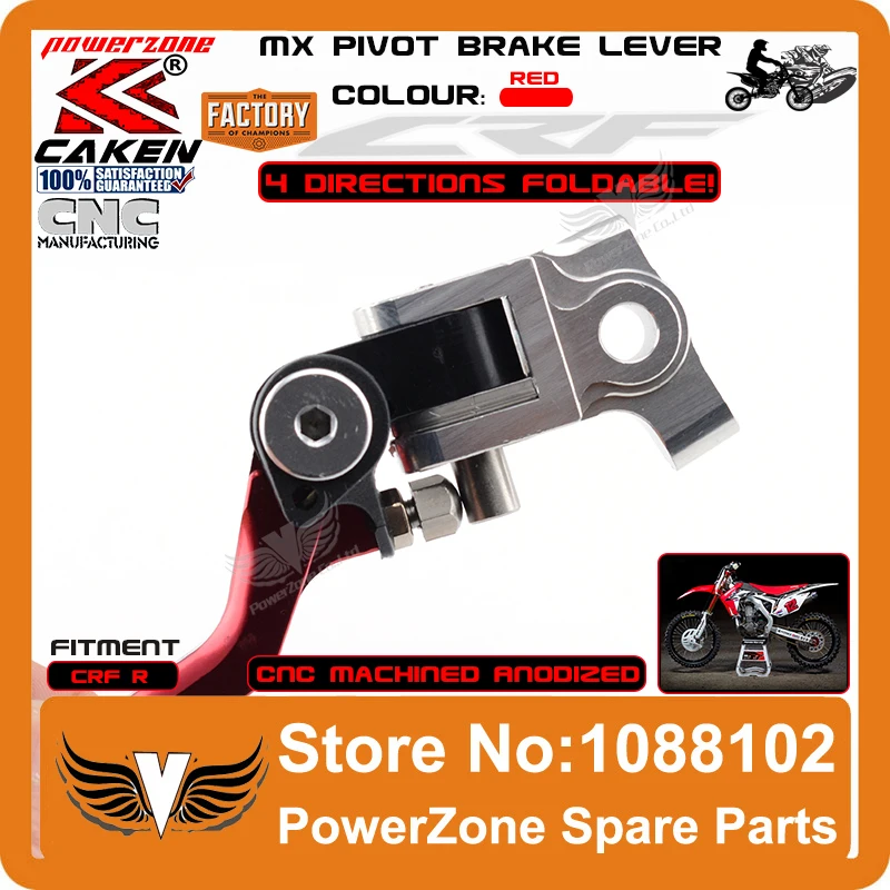 Складной MX Pivot тормозной рычаг 4 направления Fit CRF250R CRF450R 07-15 CRF Dirt Bike мотокросс эндуро супермото