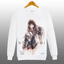 Yüksek Q Unisex Anime Cos Noragami Yato Iki Hiyori Yukine Nora pamuk rahat o-boyun Hoodie ceket