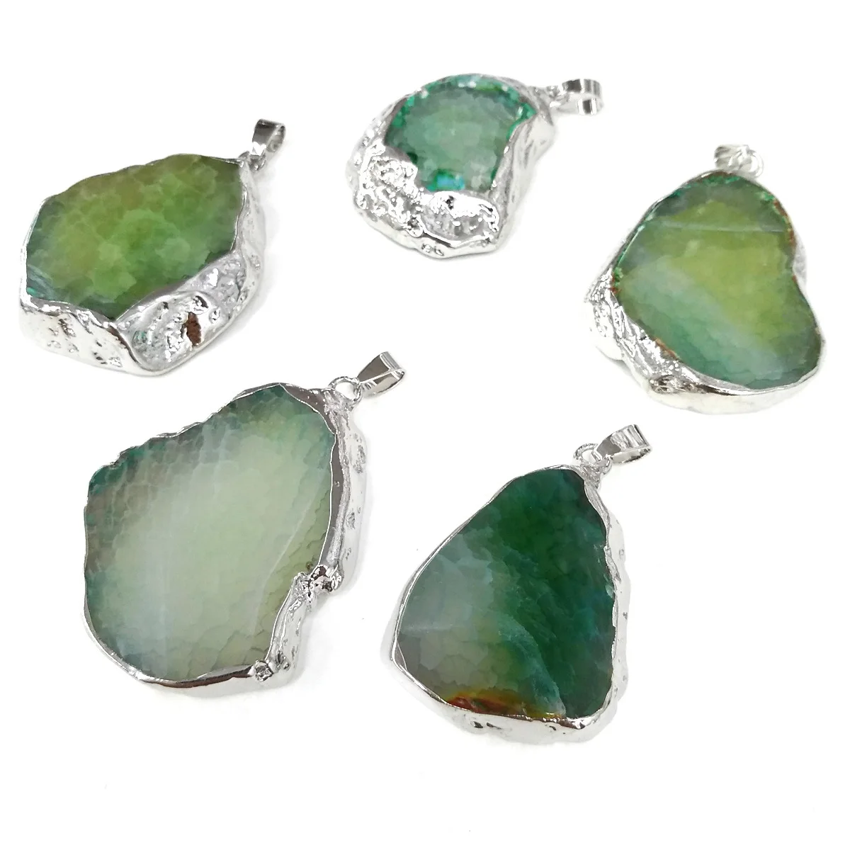 LE SKY натуральный камень Модные Агаты Подвески ожерелье кулон для самостоятельного изготовления ювелирных изделий ожерелье размер 35 x53mm