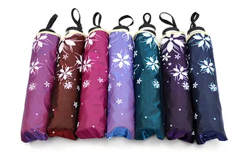 

Umbrella Women Wavy edge Rippled edge Sunny and rainy umbrella Windproof Sunscreen Ultraviolet-proof Floding Parasols Sun Rain