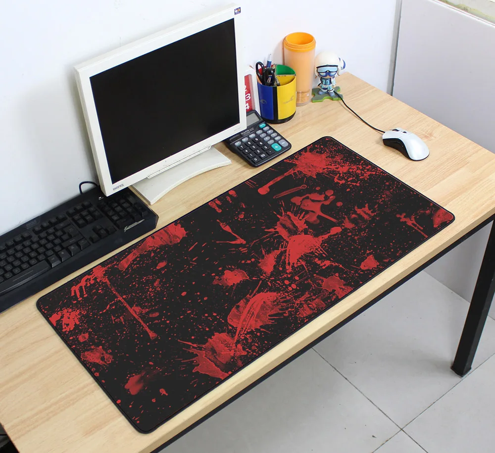 Лидер продаж коврик для мыши bloody 700x400x3 мм лучший игровой толстые большие