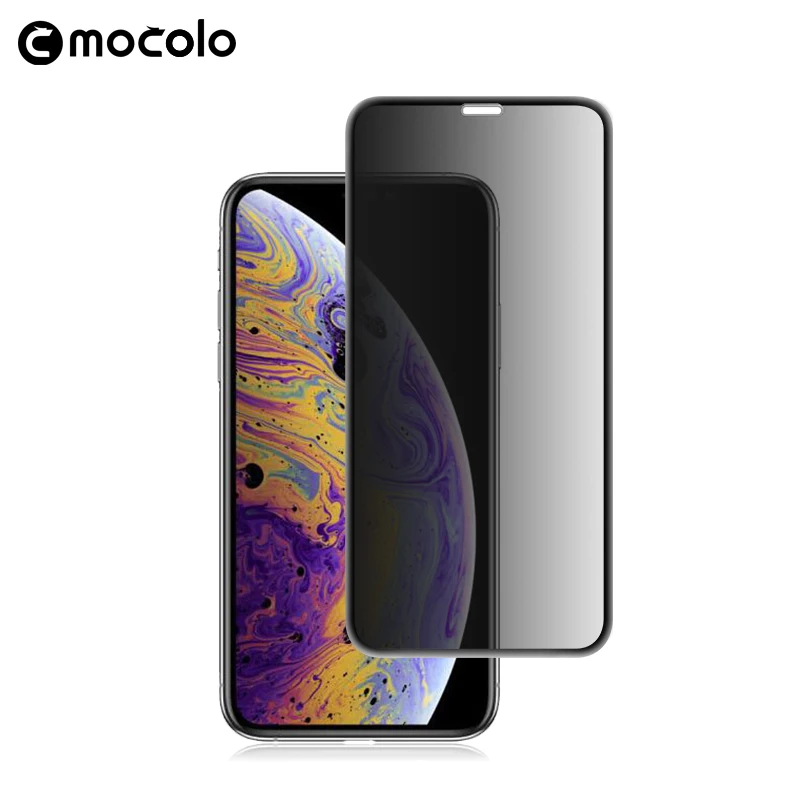 Защитная пленка для iPhone XS Mocolo 3D с изогнутыми краями антибликовое покрытие XR MAX