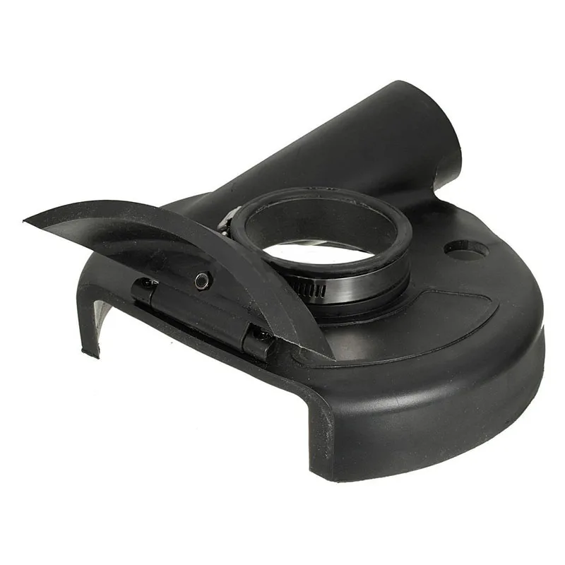 18cm/7" Vacuum Dust Shroud Cover for Angle Grinder Hand Grinding Accessory with 4pcs Locating Rings for Power Tools Accessories