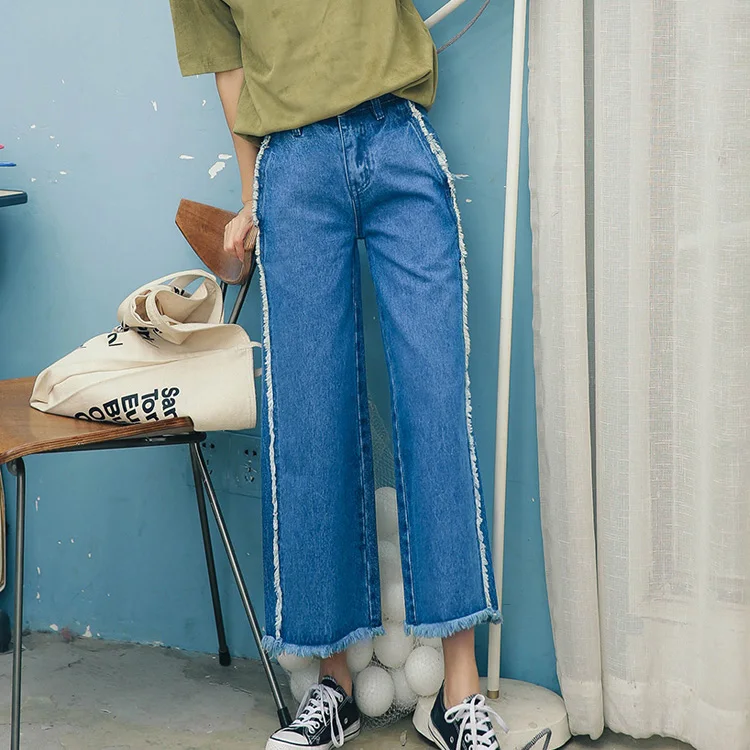 YNZZU Korean Style Casual Jeans Women 2019 Spring High