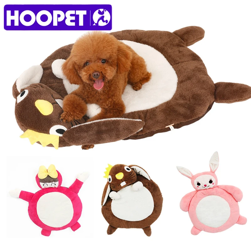 Hoopet Toutes Les Saisons Beau Dessin Anime Chien Chat Pad Renforcer Lit Tapis Chaud Doux Coussin Avec Resistant A L Eau De Base Aliexpress