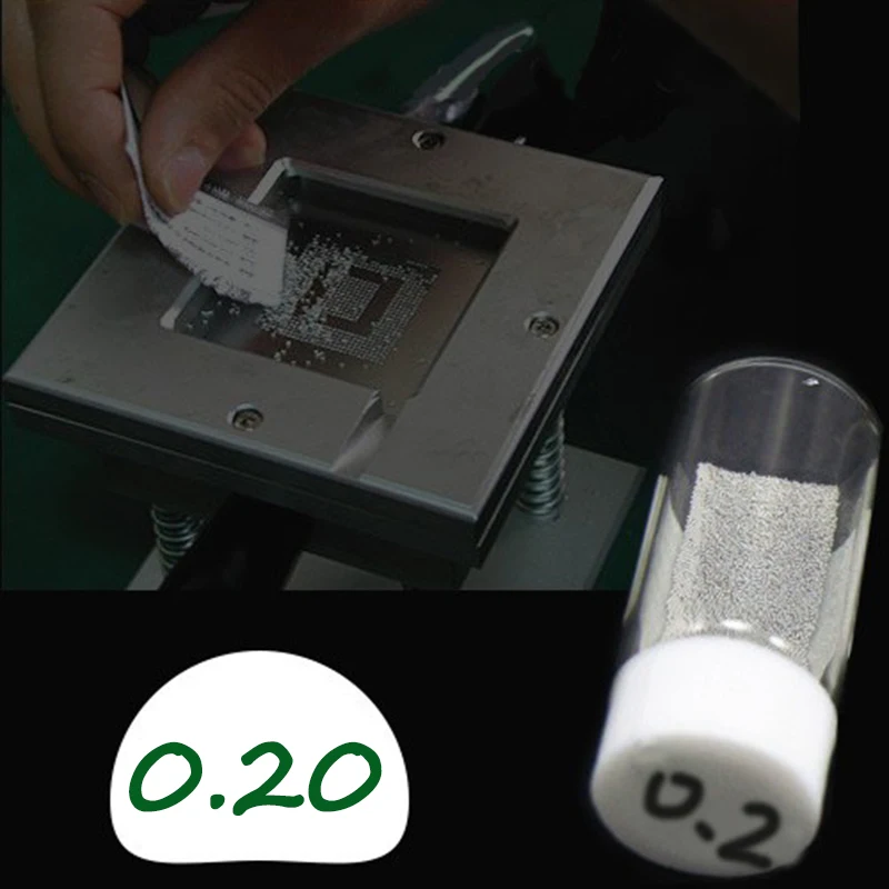 25k 0.2mm diameter leaded solder balls BGA solder balls for reworking