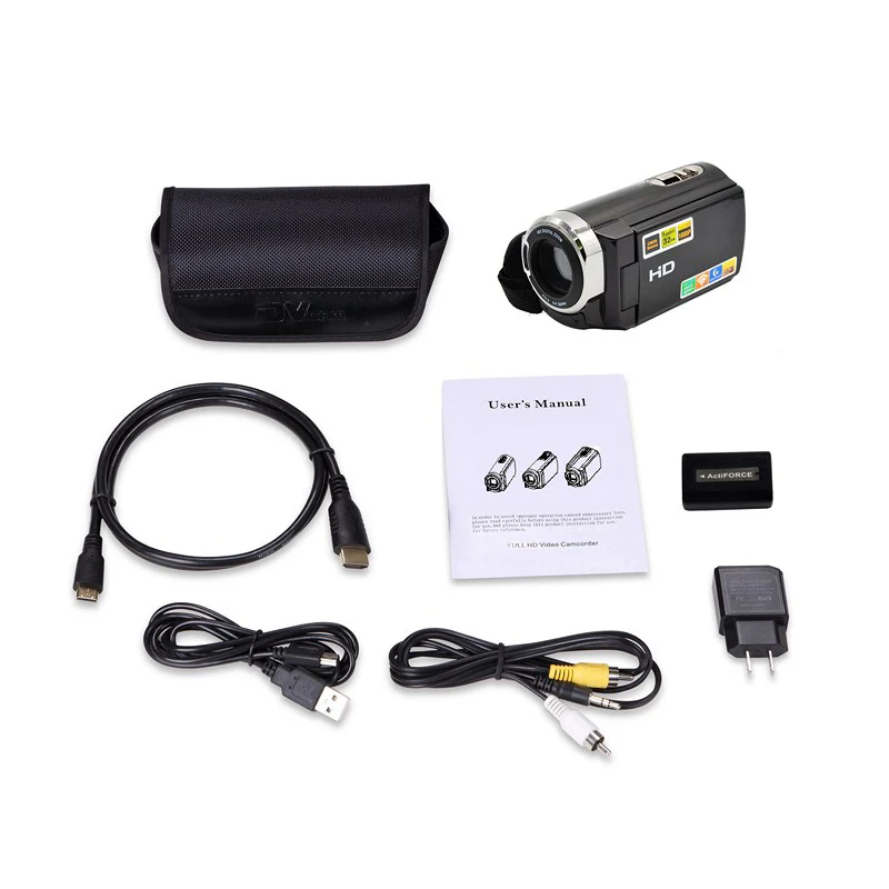 HDV-5053 16X профессиональная цифровая фотокамера Full HD 1080P Цифровая видеокамера 3 ''Вращение экрана Поддержка инфракрасного ночного видения
