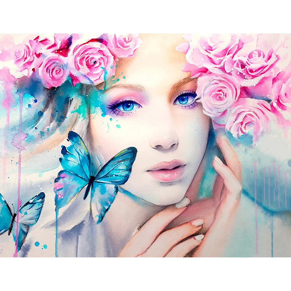 

Diamond Mosaic Sale Flower Fairy Pictures Of Rhinestones Diamond Embroidery Diamond Painting Cross Stitch Gift