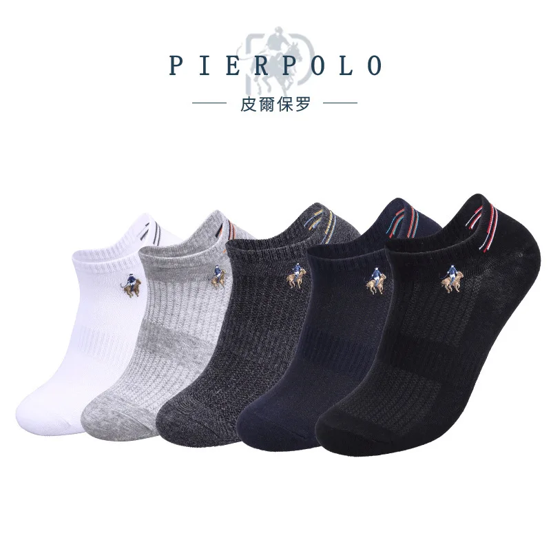 5 парт/лот Pier polo мужские носки до щиколотки хлопковые брендовые для мужчин летние