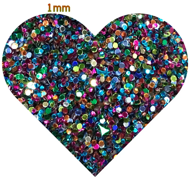 

1 Box Colorful Sequins For Eye Makeup Nail Sequin Patch Art Masquerade Loose Sequins Handmade DIY Sequins Sewing Accessories