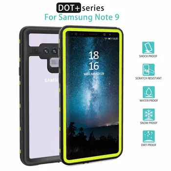 

100pcs/lot For Samsung Galaxy Note 9 Diving Underwater Original RedPepper Dot Series IP68 Waterproof Case PC + TPU Armor Cover