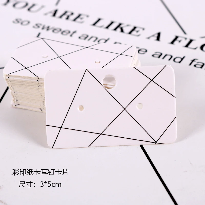 100pcs/lot White Paper Earrings Card Fashion Hairpin Cards Nice Jewelry Organizer Bracelet Necklace Display Packaging Cards Tags 100pcs/lot White Paper Earrings Card Fashion Hairpin Cards Nice Jewelry Organizer Bracelet Necklace Display Packaging Cards Tags