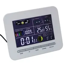 Digital Weather Station Wireless Color Display Temperature Thermometer Hygrometer HygromeIndoor&Outdoor Thermometer Humidity