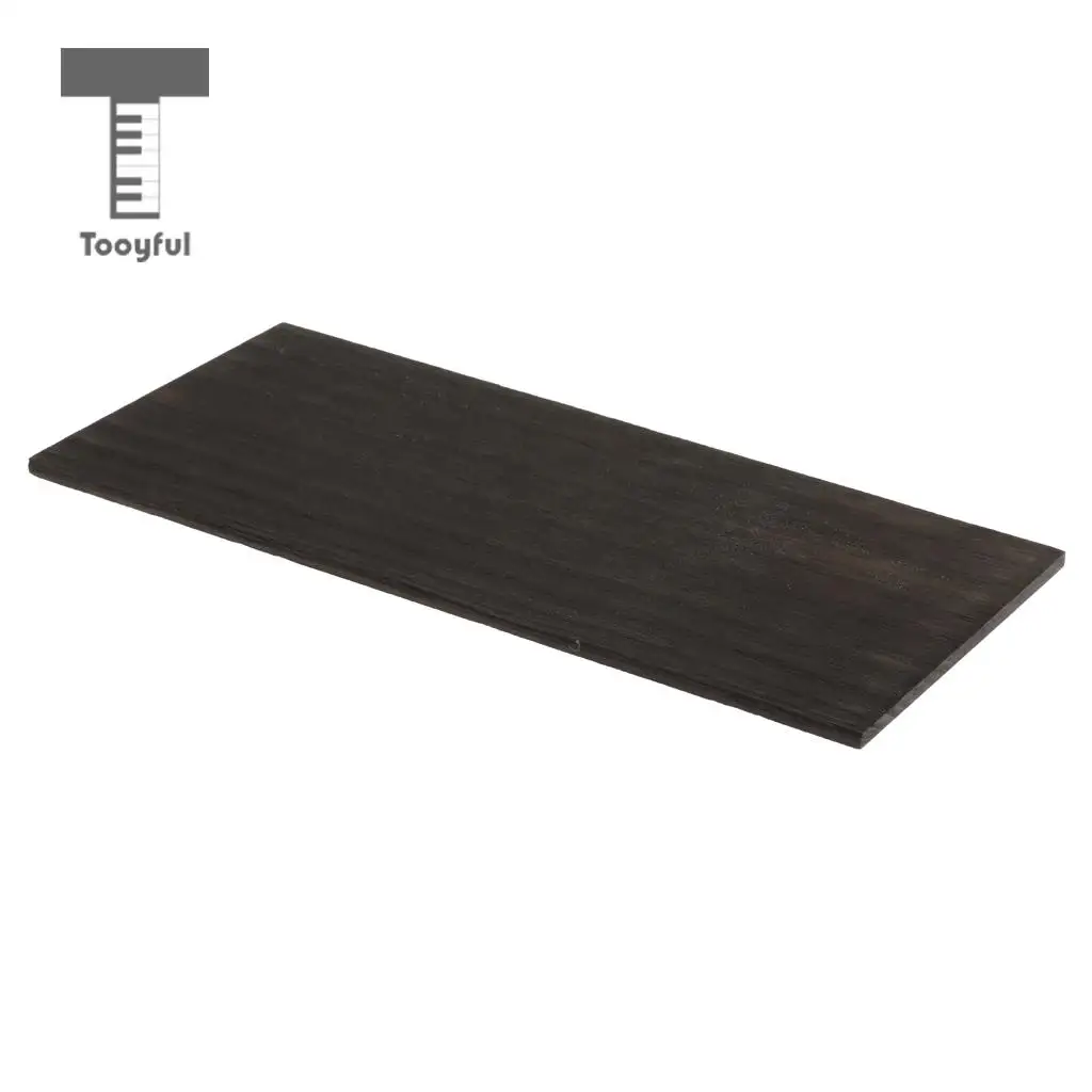 Guitar Wood Headplate Veneer Headstock for Luthier Parts Accessories Black