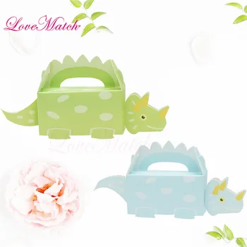 

50pcs 3D Dinosaur Baby Shower Favors Candy Box 3D Animal Kids Birthday Party Decoration Gift Box Chocolate Box Party Favors