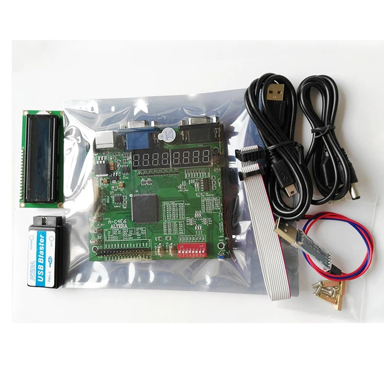 Prix pour A-C4E10 EP4CE10E22C8N + USB BLASTER + LCD1602 altera carte fpga altera conseil altera fpga conseil de développement Prix pour A-C4E10 EP4CE10E22C8N + USB BLASTER + LCD1602 altera carte fpga altera conseil altera fpga conseil de développement