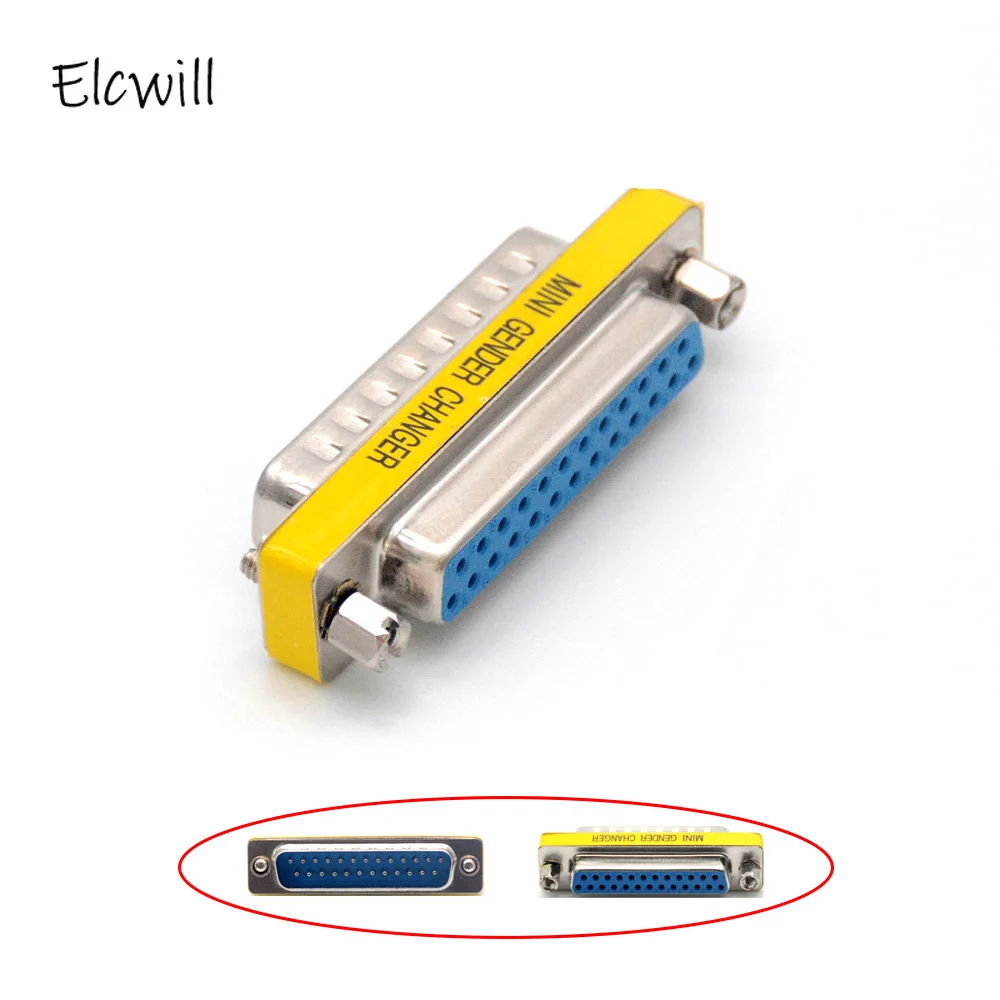

Hot D-SUB DB25 Serial Cable Extended Adapter 25 Pin Male To Female Gender Changer Connector Converter