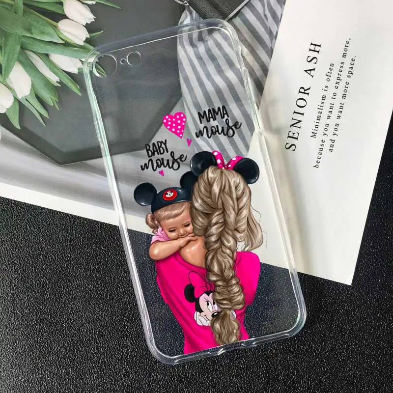 Модный милый чехол для телефона mama of girl boy Super mom baby для iphone XR 7 6 6s 8 Plus 5 5S X XS MAX, чехол из ТПУ для iphone 11 pro max