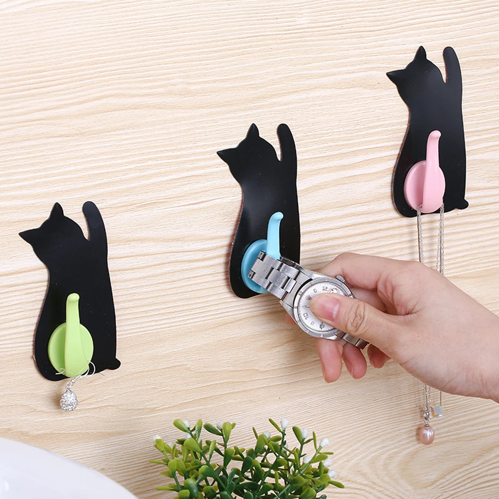 

3x Family Necessary Cute Cartoon Stable Suction Strong Seamless Stick Hooks