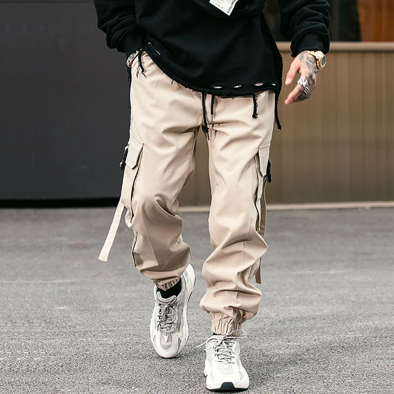 

2019 Men Spring Autumn Hip Pop Pants Trousers Sweatpants Streetwear Hombre Male Casual Fashion Loose Joggers Men Pants Military