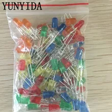 1 20 шт. 6 цветов X 20 шт. 5 мм светодиодный светильник Ассорти комплект DIY светодиодный s Набор белый желтый красный зеленый синий оранжевый