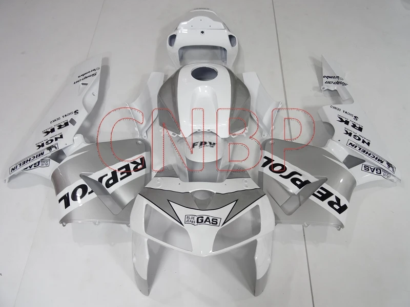 Пластик Обтекатели CBR 600 RR 2005-2006 Обтекатели Repsol CBR 600 RR 06 Пластик Обтекатели CBR 600 RR 2006 без краски