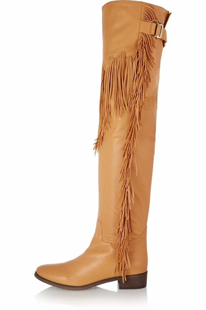 heel over the knee boots