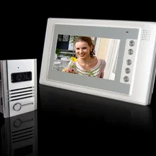 " ЖК-дисплей проводной видео домофон Дверные звонки домофон Системы ИК Камера