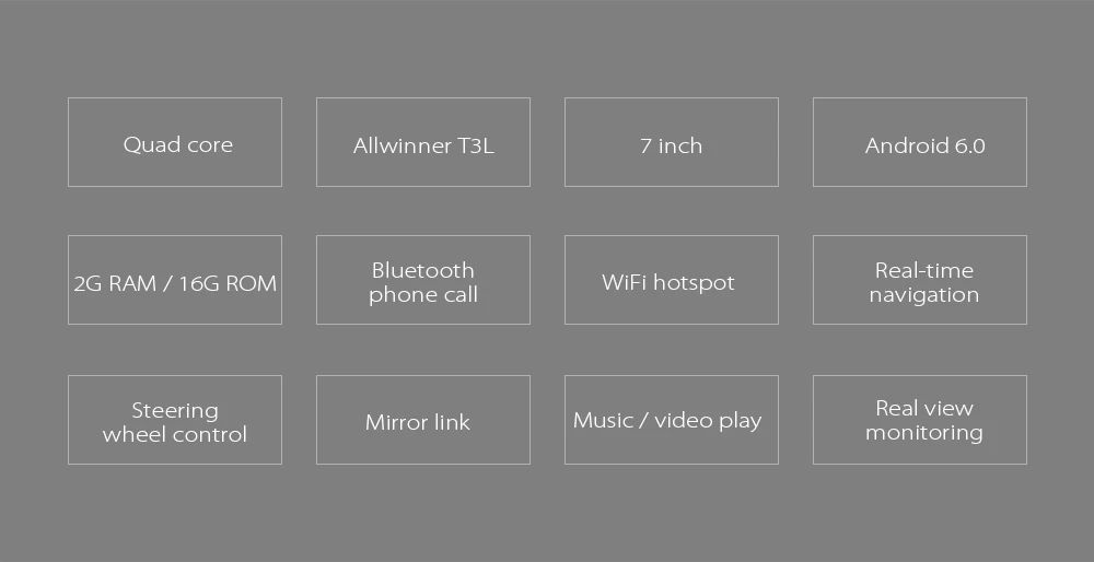 Best Android 6.0 2 Din 7 inch Bluetooth Car Multimedia Player with WiFi Connection Supports Mirror Link / Steering Wheel Control 1 Best Android 6.0 2 Din 7 inch Bluetooth Car Multimedia Player with WiFi Connection Supports Mirror Link / Steering Wheel Control 1