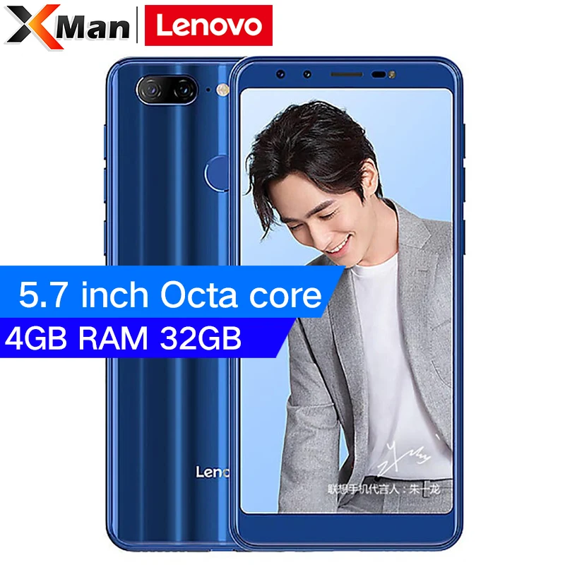 

Global Lenovo K9 4GB RAM 32GB ROM MTK 6762 Octa core 5.7" Andorid 8.1 Rear 13.0MP+5.0MP 3000mAh Smartphone