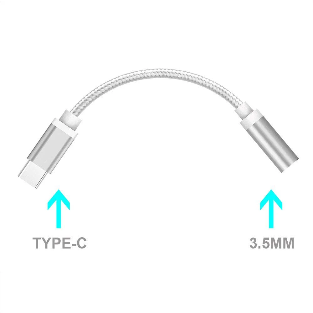 Новейший usb type C до 3,5 мм кабель для наушников адаптер USB-C до 3,5 мм разъем Aux кабель для Letv 2 2pro Max2 Pro 3 Xiaomi 6