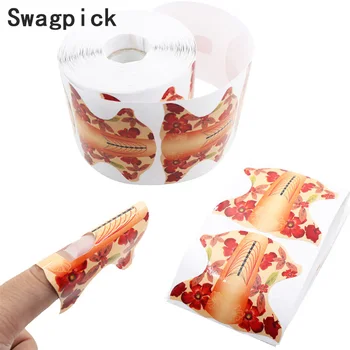 

Swagpick 100pcs Oval Shape Adhesive Nail Form for Acrylic/UV Gel Nail Tips Nail Extension Nail Art Tool