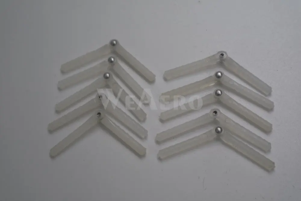 

10pcs * Super Light Pivot Pinned and Round Hinges D2.5xL47xW10mm