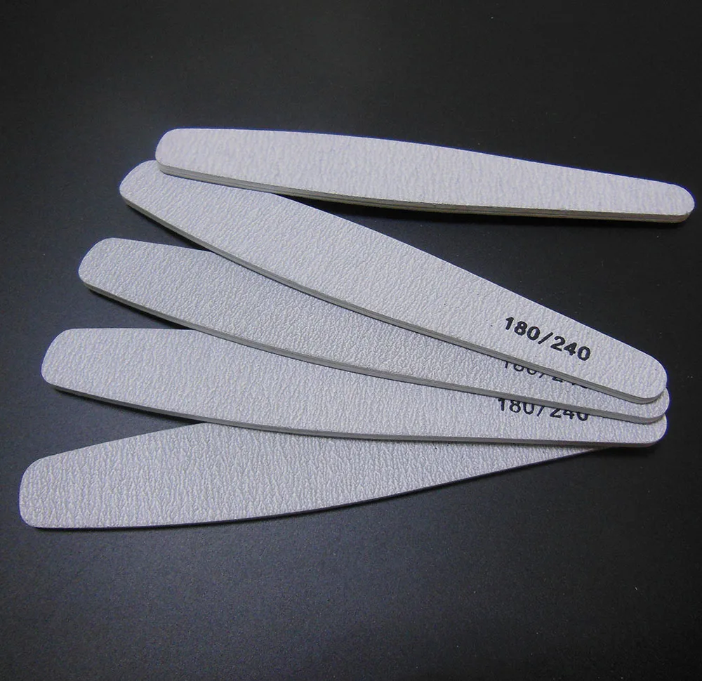 5 pcs/lot zebra diamond gray nail file professional emery board nail