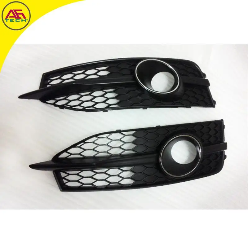 

ABS Chrome line A7 no-sline foglamp covers fog lamp airway grills foglight outlet mask for Audi A7 standard bumper 2008-2015