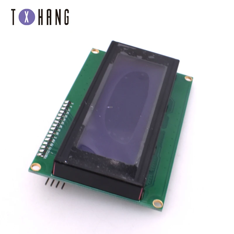 Бесплатная доставка LCD плата 2004 20*4 20X4 5V синий экран модуль для arduino | Электронные